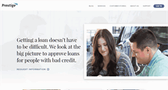 Desktop Screenshot of myprestige.com